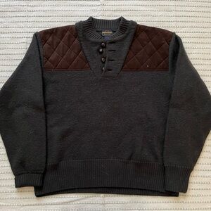 Vintage Woolrich Logan henley sweater pullover